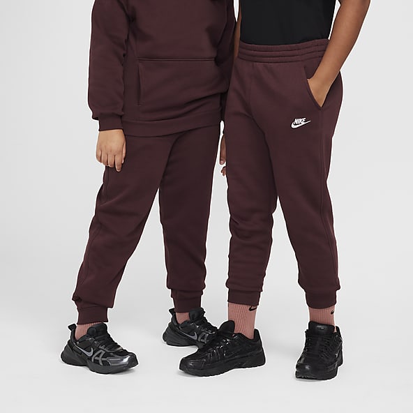 Nike red fleece pants on sale
